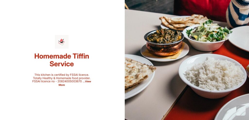Homemade Tiffin Service